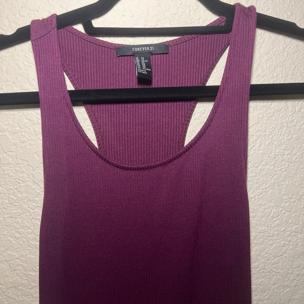 Maroon midi dress
